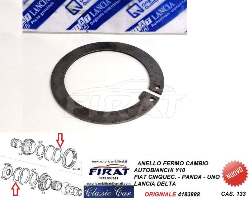 ANELLO FERMO CAMBIO FIAT PANDA - UNO - Y10 - DELTA (4183888)
